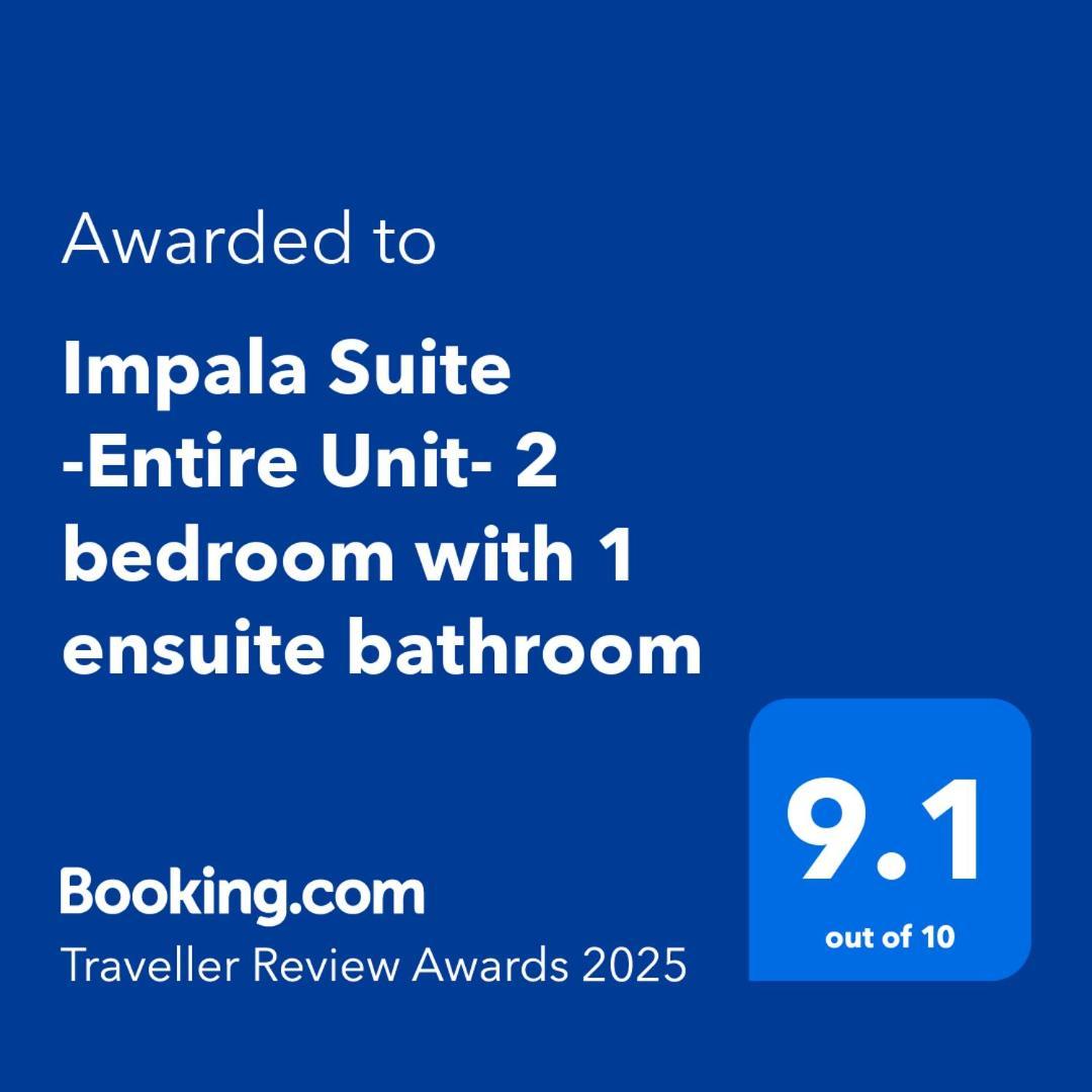 Impala Suite -Entire Unit- 2 Bedroom With 1 Ensuite Bathroom Ледисмит Экстерьер фото
